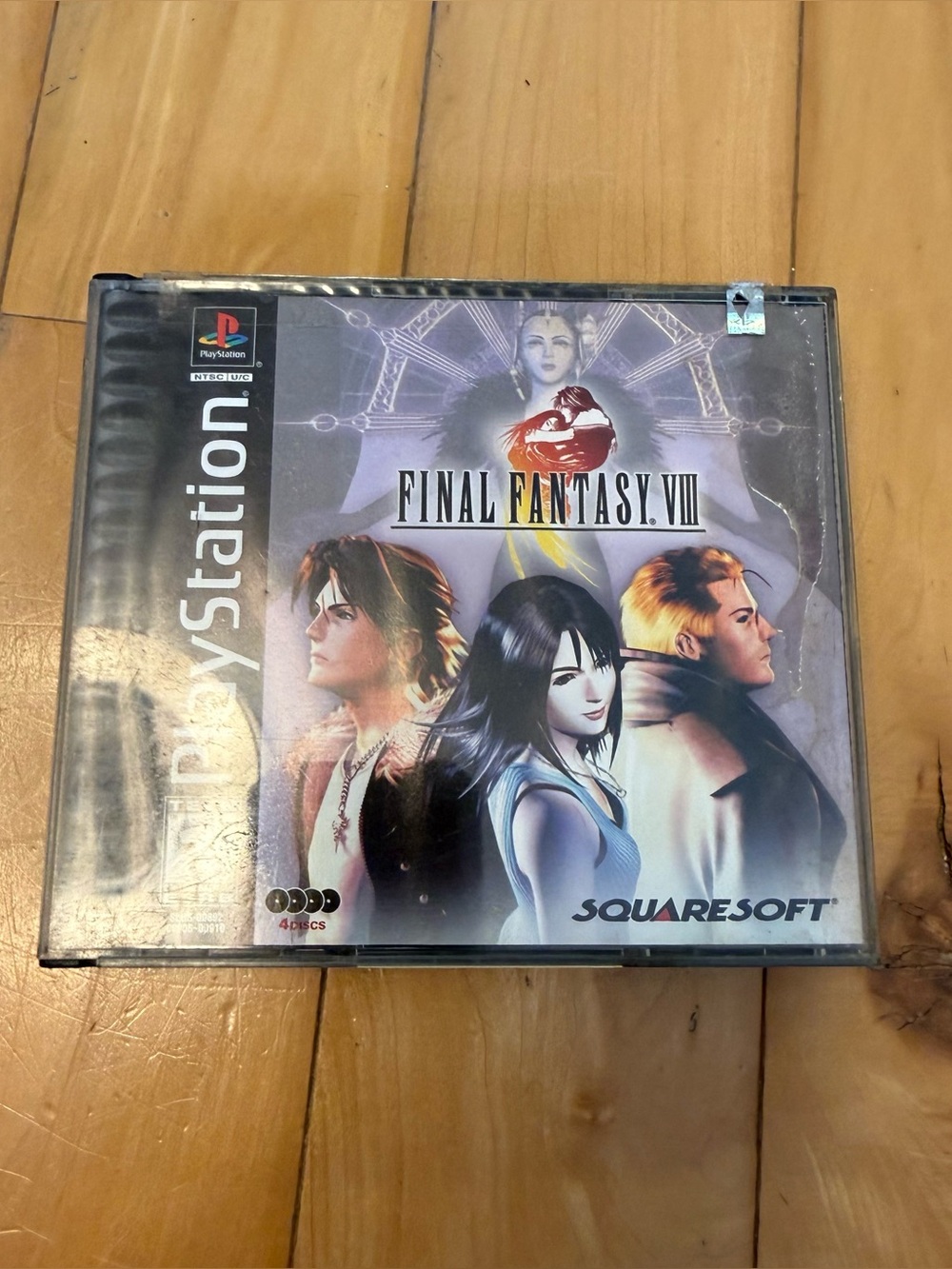 Sony PlayStation Final Fantasy VIII — Black & Purple Cover Art